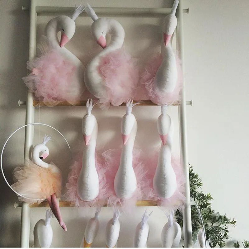 Детская подушка с короной лебедя марлевая сопровождающая Спящая кукла реквизит