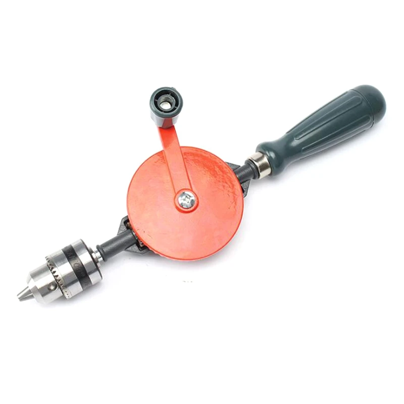 

Hand Drill 3/8-Inch Capacity Powerful and Speedy Hand Drill with Finely Cast Steel Double Pinions Design,ABS Handle