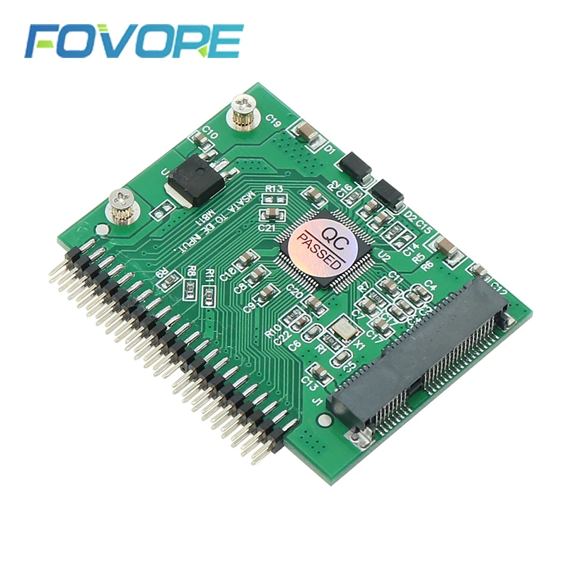 mini PCI e msata 1.8 SSD to 2.5 IDE inch HDD Hard Drive 3.3V 44pin Card E express sata Converter Adapter For Laptop PC|Компьютерные
