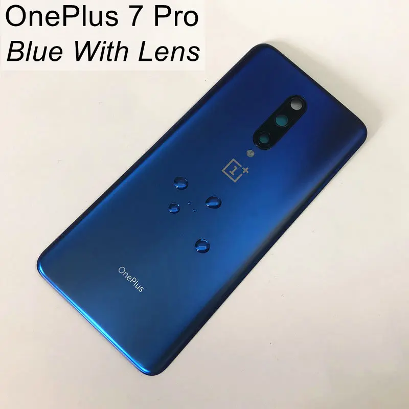 Заднее стекло Oneplus 6 6T 7 Pro крышка батареи Oneplus 6 задняя дверь Корпус чехол Oneplus 6T 7 Pro крышка батареи с объективом камеры