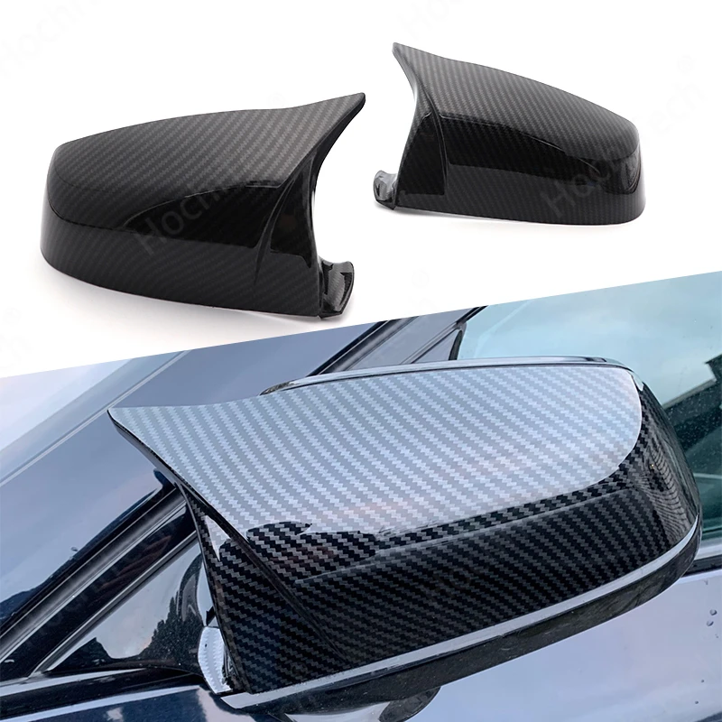 Стильные боковые зеркальные крышки яркие черные для BMW 5 6 7 серия F01 F02 F03 F04 F06 F07 F10 F11