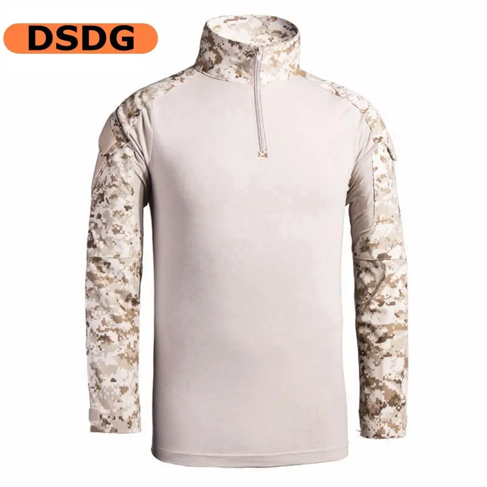 Тактическая одежда брюки рубашка с наколенниками налокотники армейский