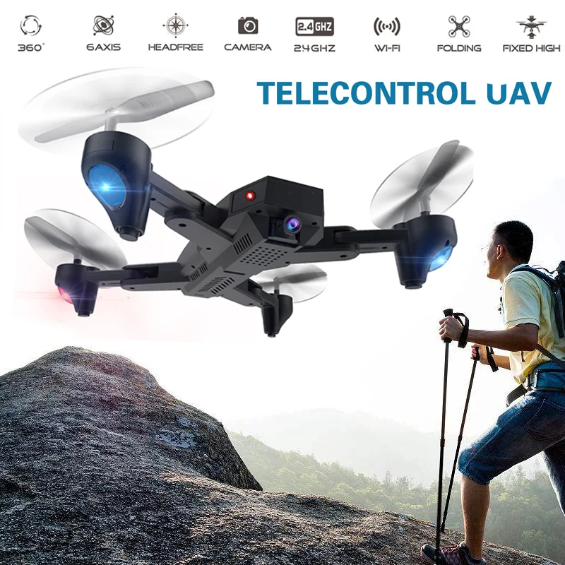 S9T Дрон 4K Квадрокоптер с камерой Wi-Fi FPV высокий удерживающий Радиоуправляемый вертолет трекер Профессиональный Дрон селфи складной рычаг RTF