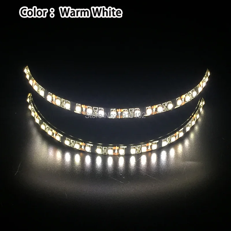 02-Warm White Модные светящиеся лыжные очки Светодиодные Rave вечерние светодиодные очки для пасхи, Рождества, Хэллоуина, дня рождения, ночного бара, танцевального декора - Цвет: 02-Warm White