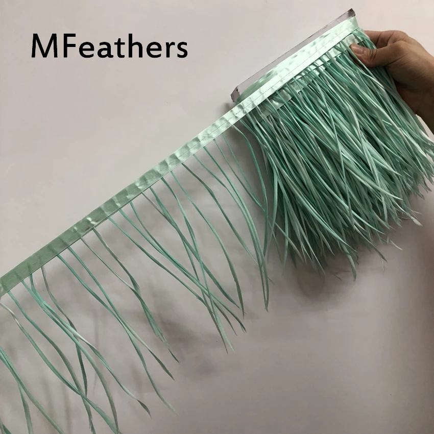Лента из гусиных перьев mfeather лента золотого и желтого цвета для карнавала 5 м/лот
