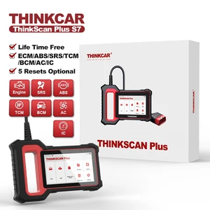 thinkcar thinkscan plus s7 obd2 scanner professional code reader with 7 system 5 reset car full system auto diagnostic tools free global shipping