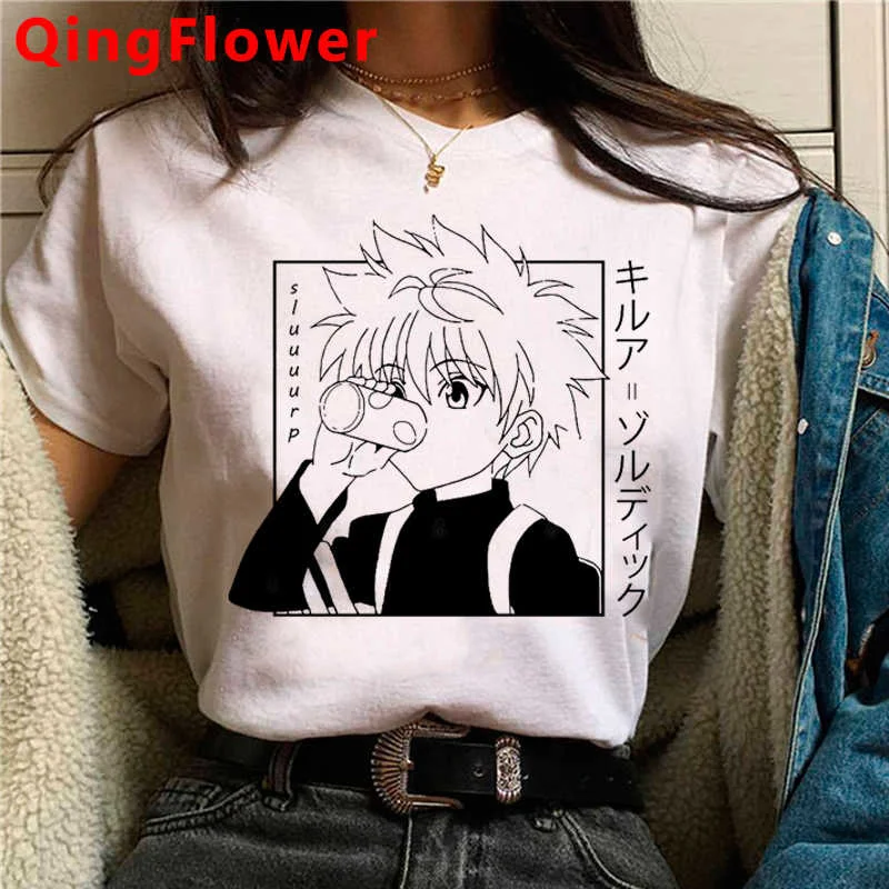 

Hunter x Hunter Killua Zoldyck Kurapika Hisoka men streetwear harajuku kawaii harajuku clothes t shirt ulzzang harajuku