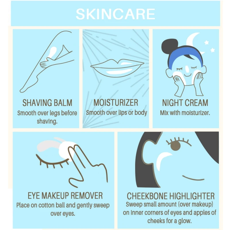 Чистый натуральный органический Экстра виргинское кокосовое масло для волос и