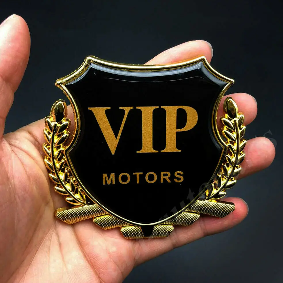 Металлический VIP MOTORS класса люкс JDM JP багажник автомобиля окна значок с эмблемой