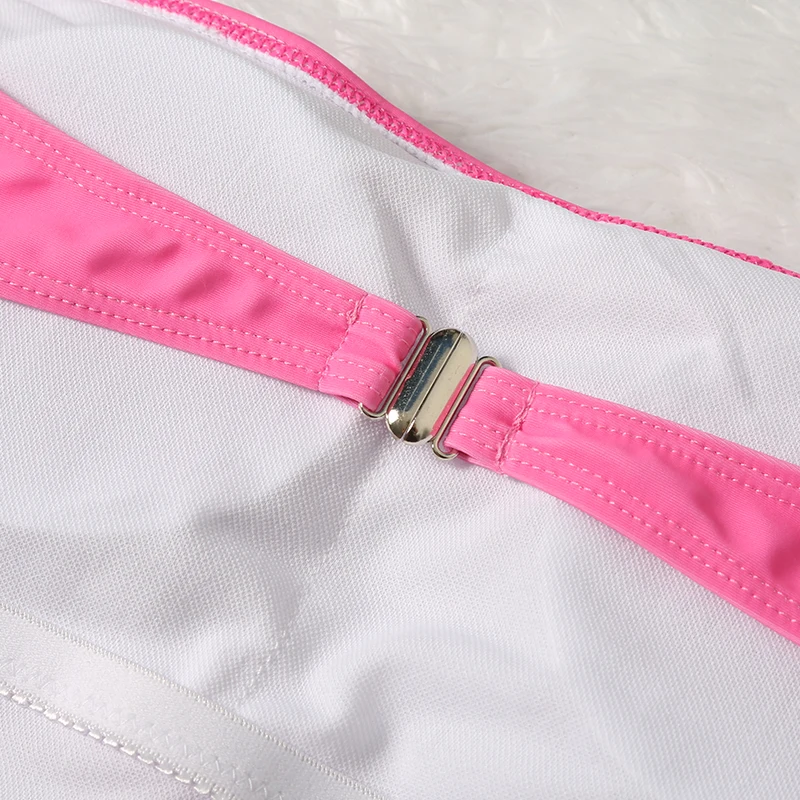 2020 новый сексуальный буквенный принт Одна деталь купальника Для женщин Cut Out