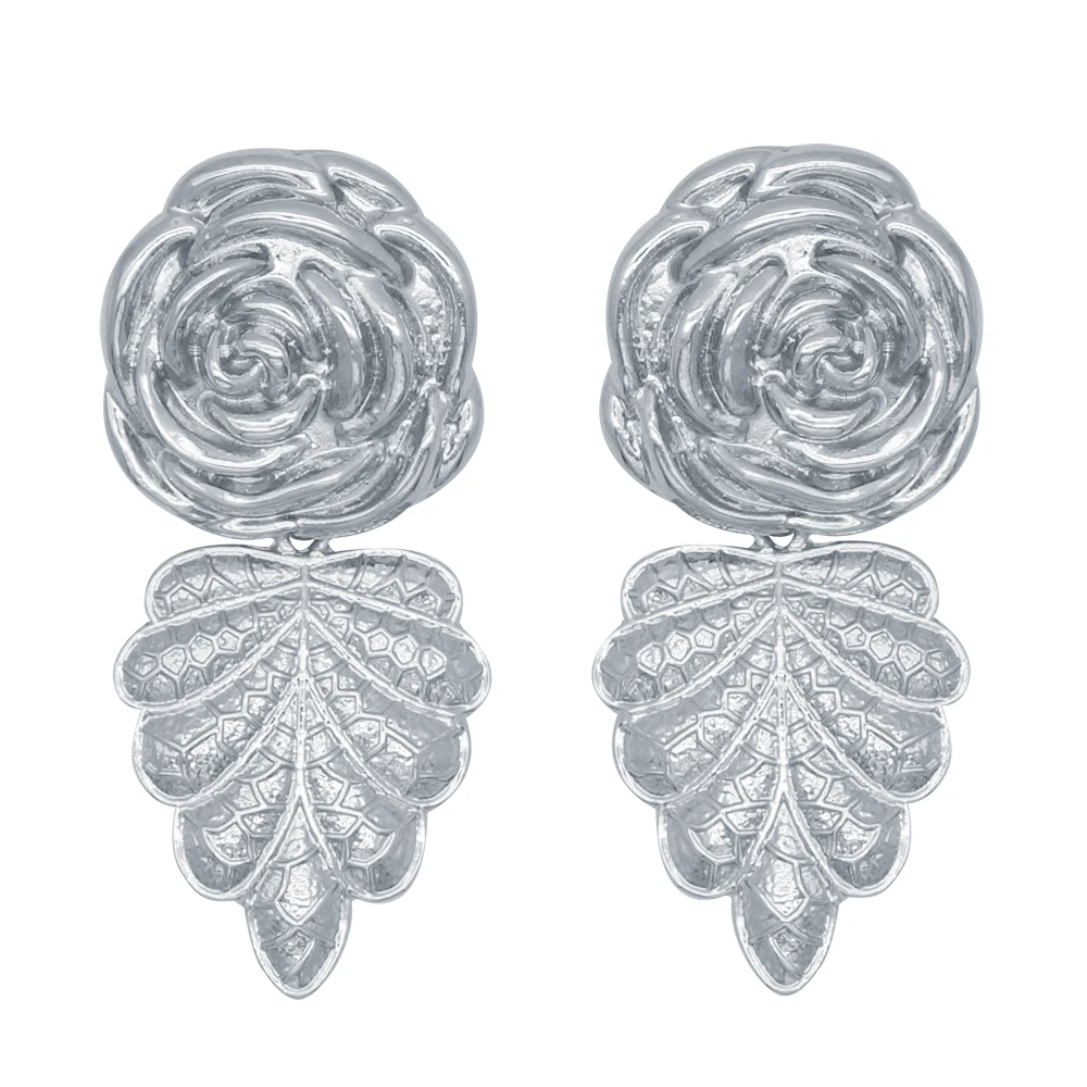 Разноцветные металлические серьги подвески для женщин Винтажные с увеличенными