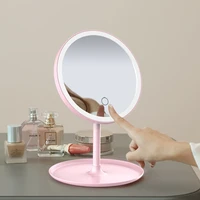 makeup backlit mirror light with natural white led daylight vanity mirror detachablestorage base 3 modes to espelho lustro ld