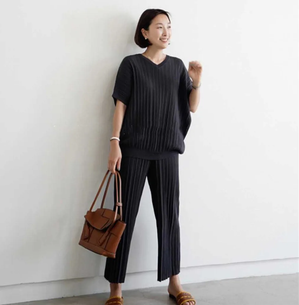 

2 Piece Sets Womens Outfits Spring Blouse Women Shirt Long Sleeve High Waist Pants Wide Leg Womens Trousers Two Piece Set Office