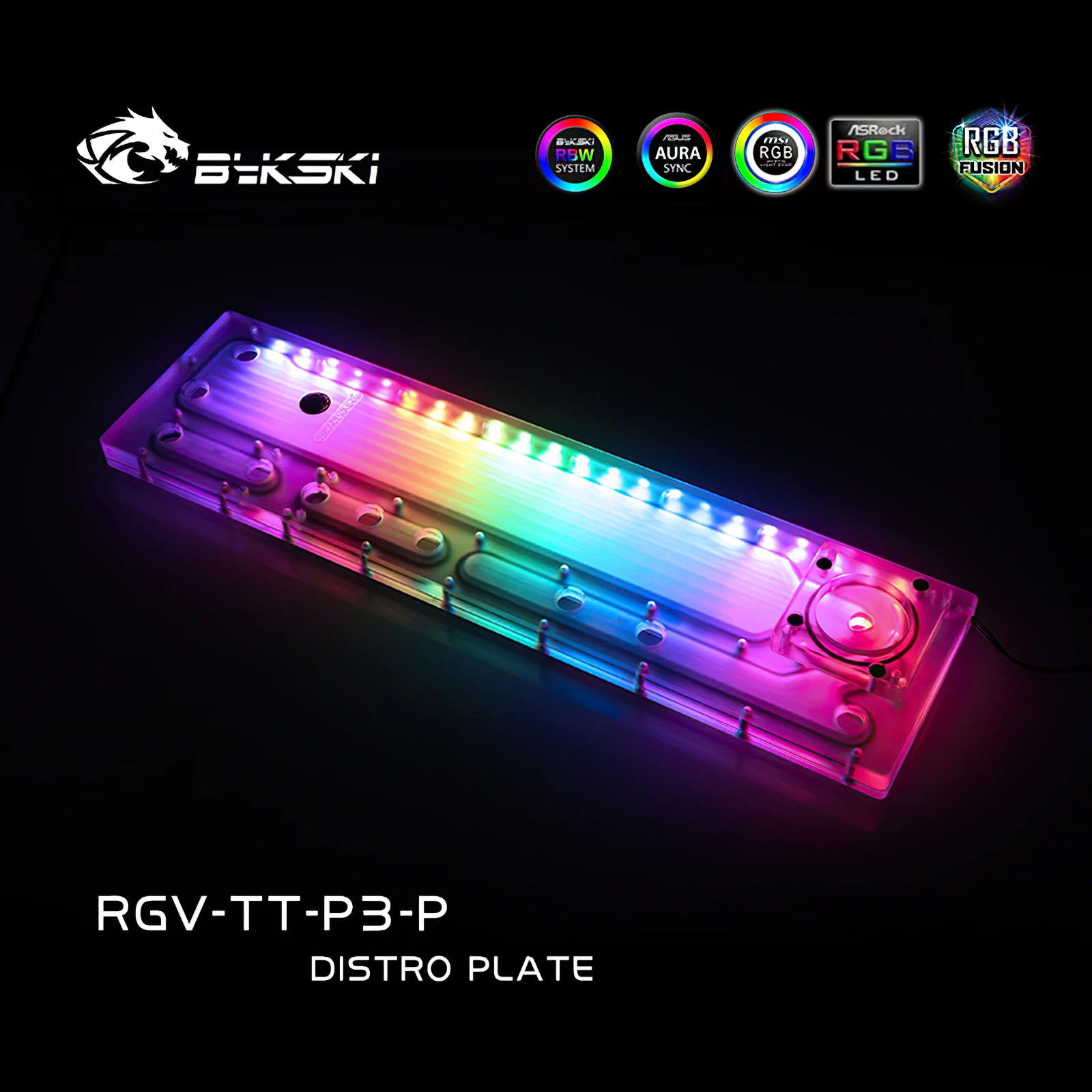 Bykski RGV TT P3 P Distro пластина для Core шасси|Жидкостные системы охлаждения| |