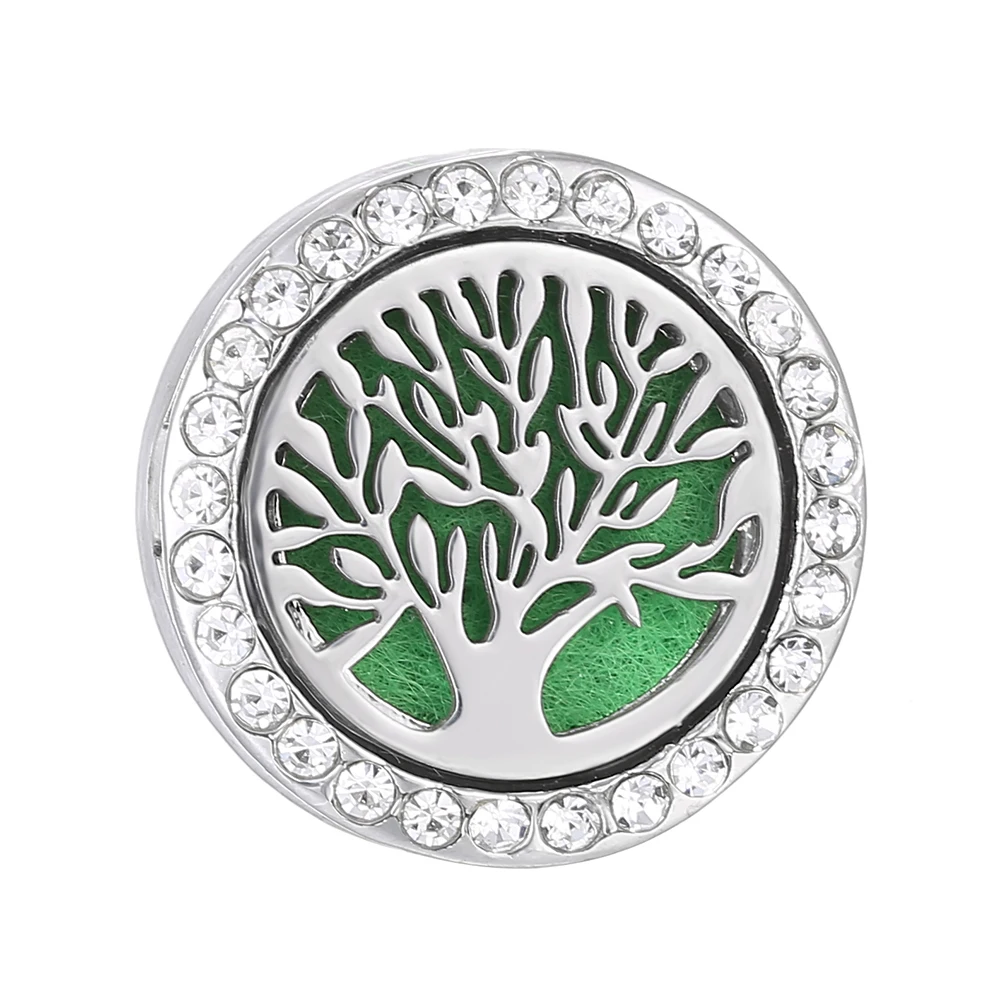 Новый ароматерапия 18 мм оснастки кнопки духи медальон Магнитная Нержавеющая