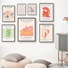 Картина на холсте Matisse с изображением женщины кораллов и птиц, настенные картины в абстрактном стиле, скандинавские постеры и принты для украшения гостиной