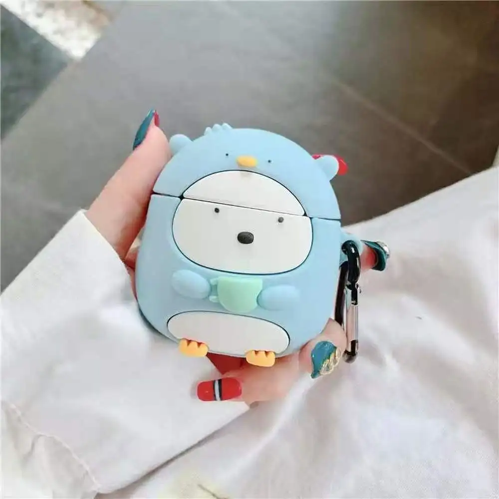 i12 Cute Cartoon Case For TWS i10 i11 i13 i9s funny Cows cover i23 i24 i25 i27 i100 inpods earphone silicone | Электроника