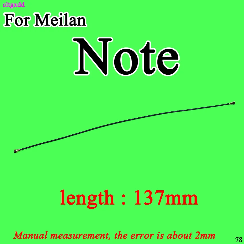 for Meilan Note Cltgxdd антенна Wifi сигнальный гибкий кабель-провод Лента для Meizu MX4 MX5 MX6 Pro 5 6 M3 M3S M5 M5S M6 M2 Примечание U10 U20 - Цвет: for Meilan Note