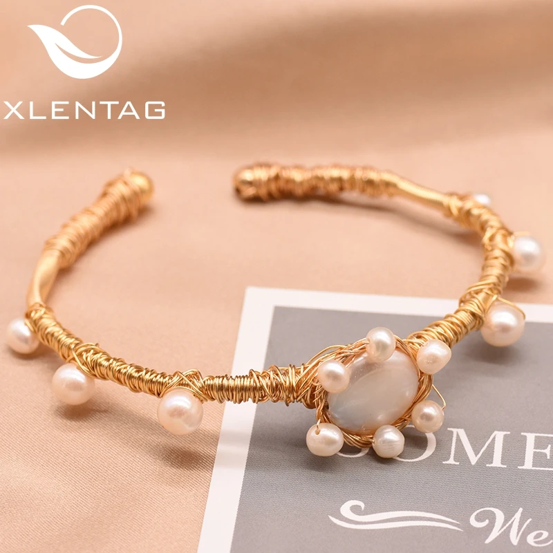 XlentAg оригинальный натуральный пресноводный барочный жемчуг регулируемый