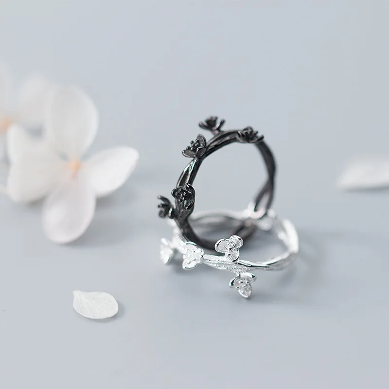 Регулируемые кольца из стерлингового серебра 925 пробы для женщин оригинальные