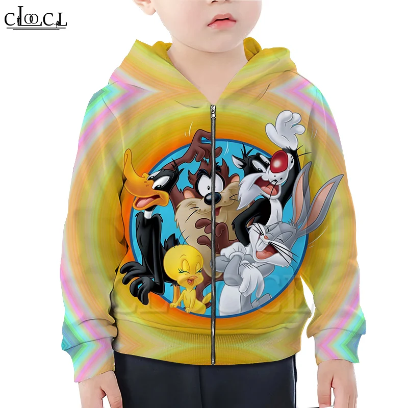 Толстовка CLOOCL с капюшоном для мальчиков и девочек повседневный модный