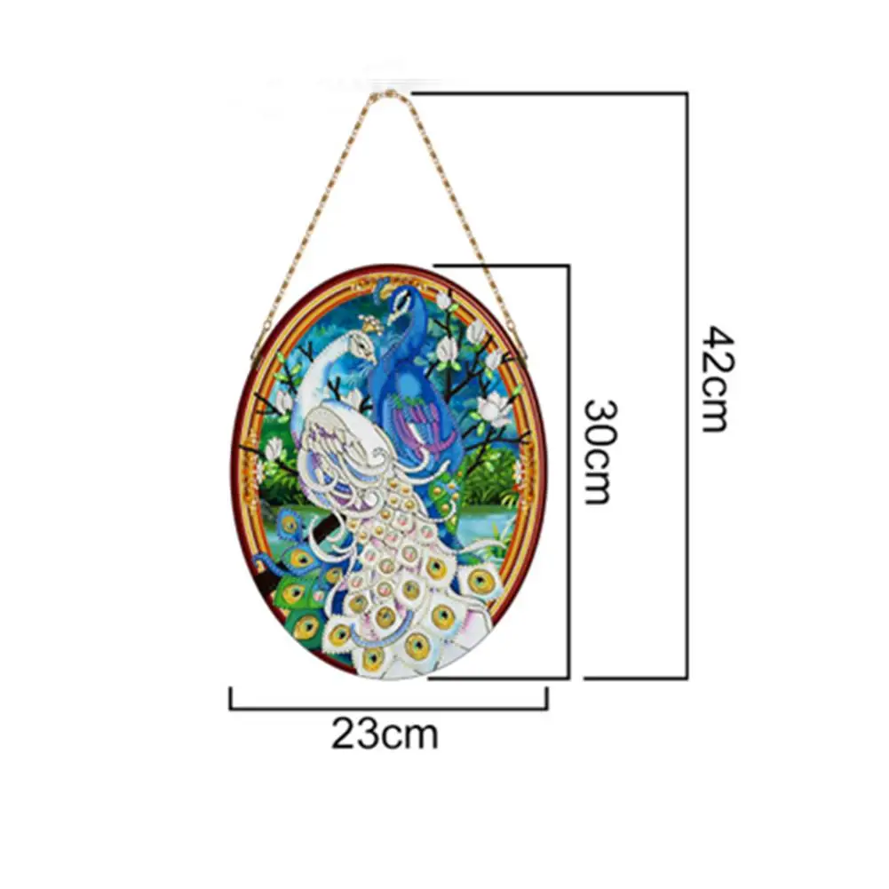 5D DIY Special Shaped Diamond Painting leather Hanging picture Cross Stitch Butterfly Flower Kits Crystal Rhinestone Home Decor | Дом и сад