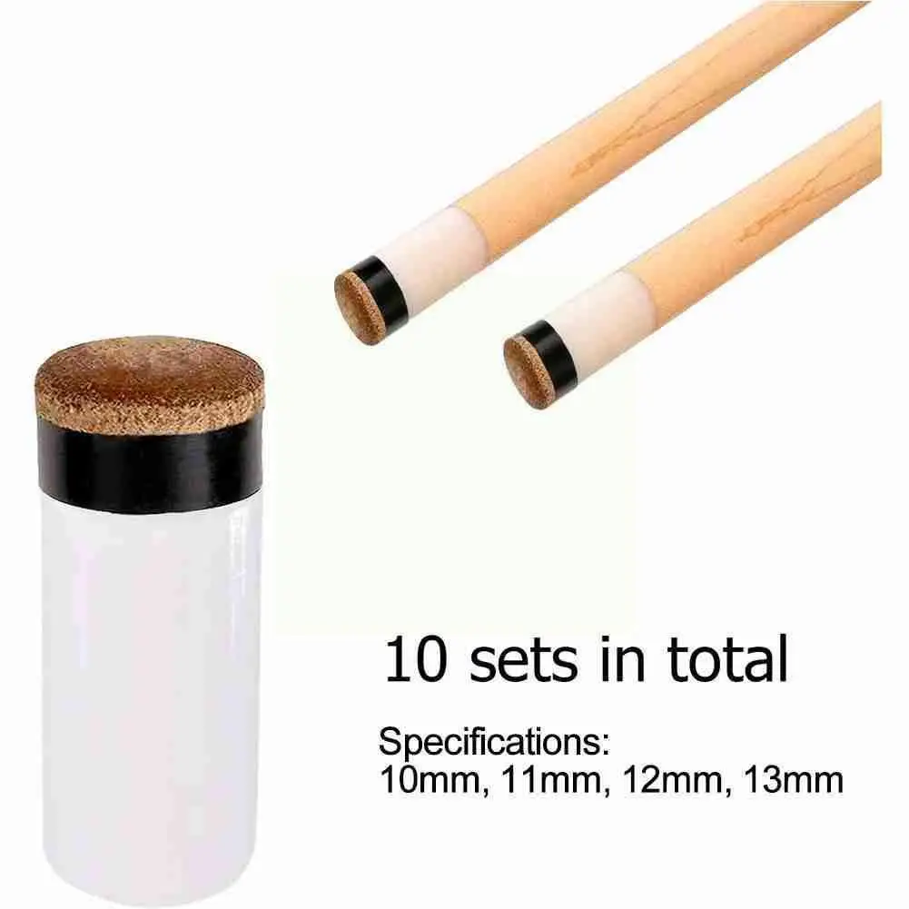 

1 Набор наконечников для бильярда, сменный винтовой наконечник для бильярда, Зажимная палка для бильярда с профессиональным H7Z7 10 мм/11 мм/12 мм...