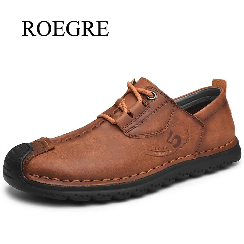 

Autumn New Style Comfortable Men's Casual Shoes Loafers Men's High-quality Leather Shoes Men's Flat Moccasins Plus Size 38-48