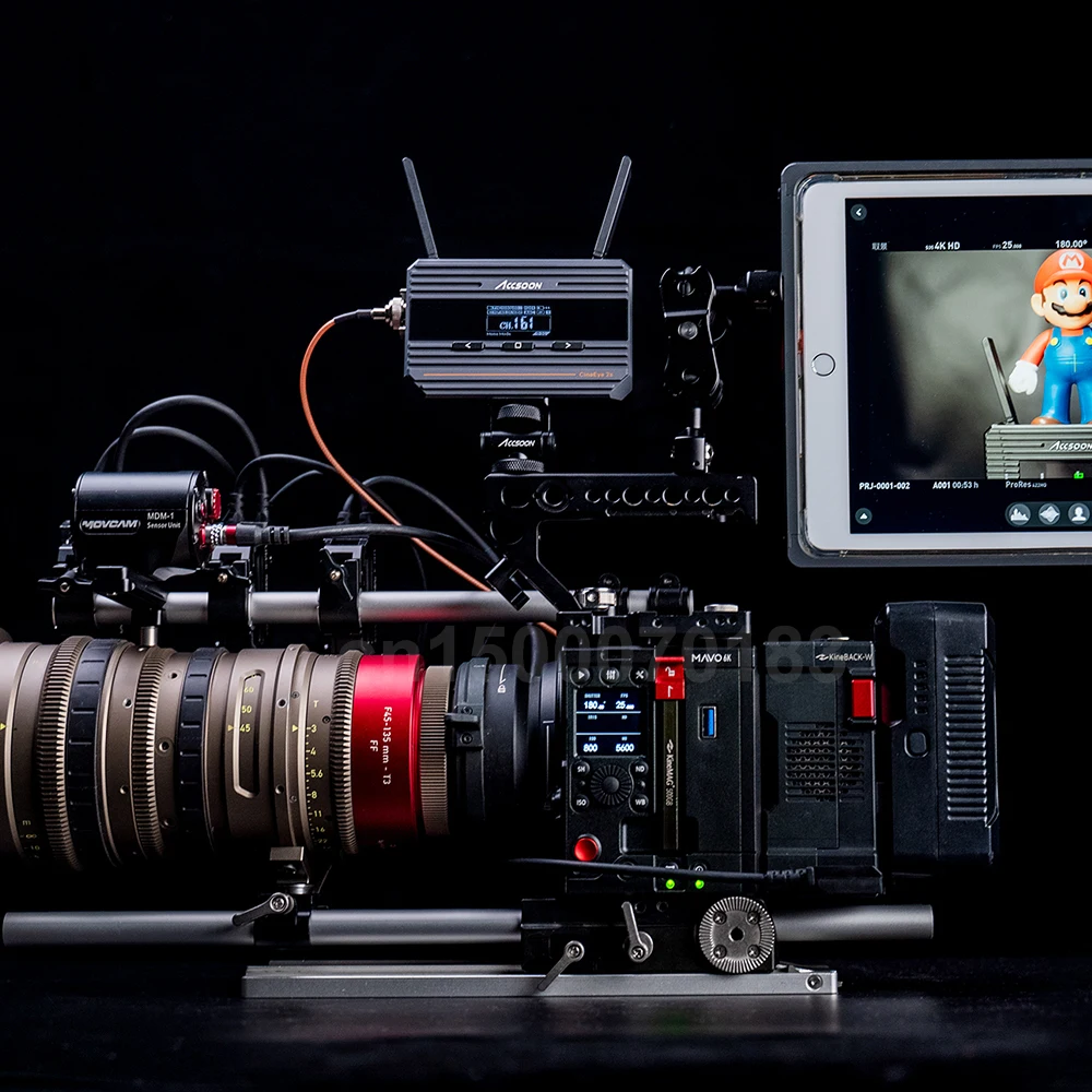 

Accsoon CineEye 2s Wireless Video Transmitter SDI HDMI Dual Interface Image Video Transmission for Cameras Phone APP monitoring