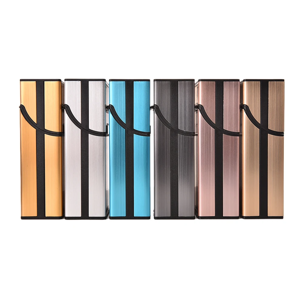 Тонкая мода трубы творческой личности портсигар тонкий металлический сигарета