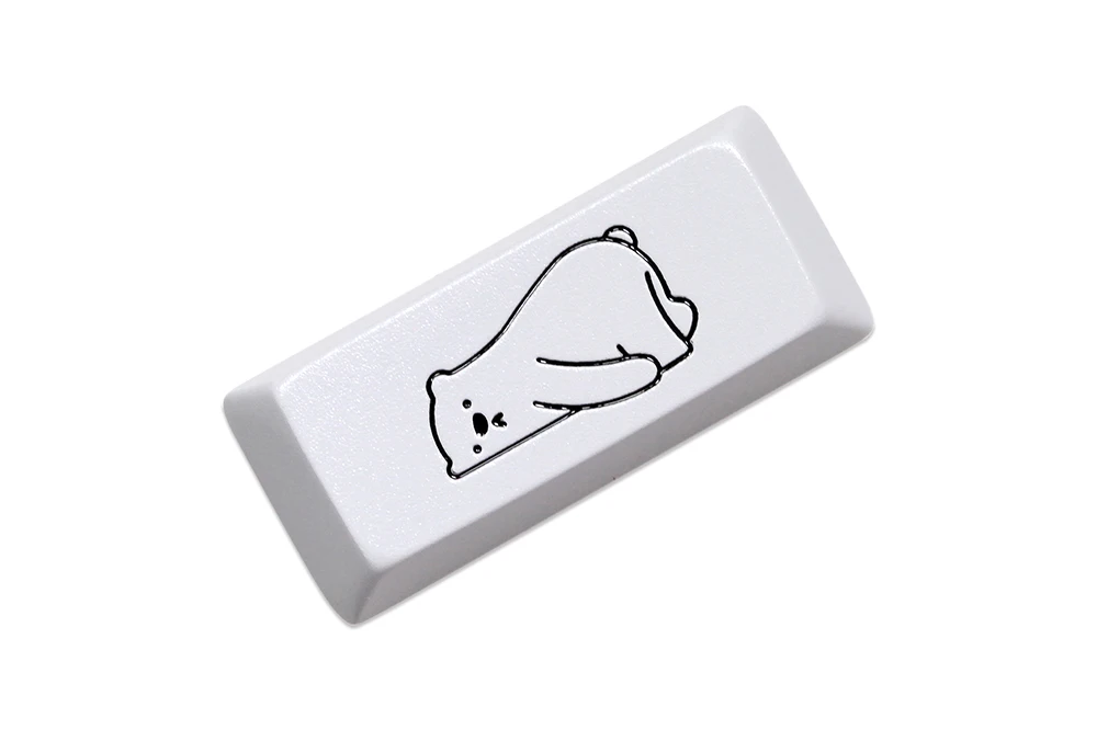 Keycap Artisan Heart Littel Bear Enter CNC совместимые с переключателями Cherry MX из анодированного