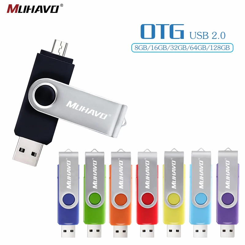 Флэш накопитель usb OTG 128 Гб Смартфон флеш 64 ГБ 32 оперативной памяти 16 встроенной