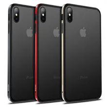 Металлический Чехол бампер для iPhone XR 11 Pro XS Max X 8 Plus 7 6 S Силиконовый