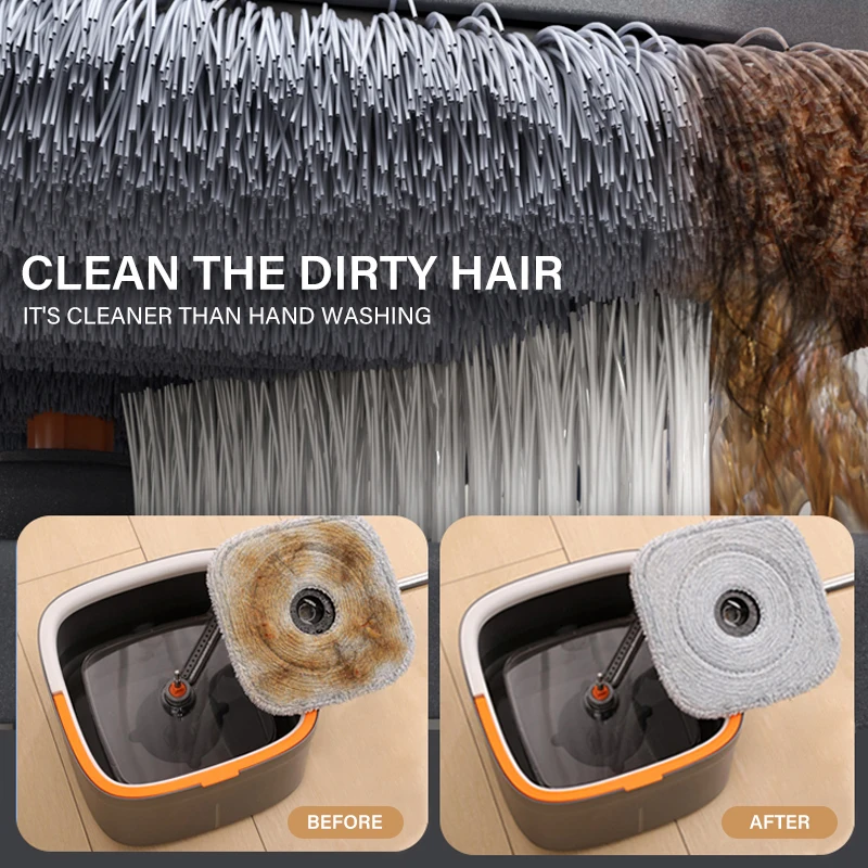 Швабра Joybos с ведром вращающаяся для сухой уборки разборка загрязнений поворот