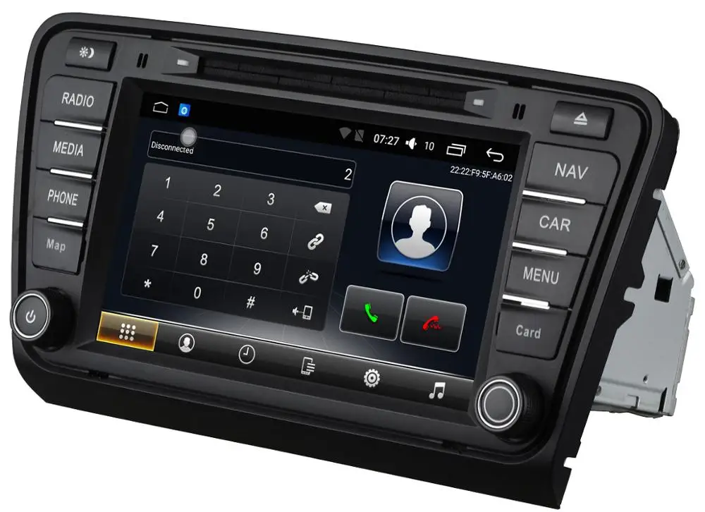 Автомобильный dvd плеер NaweiGe 8 дюймов T30 Android Восьмиядерный процессор 1 дюйма 2 + 32 ГБ