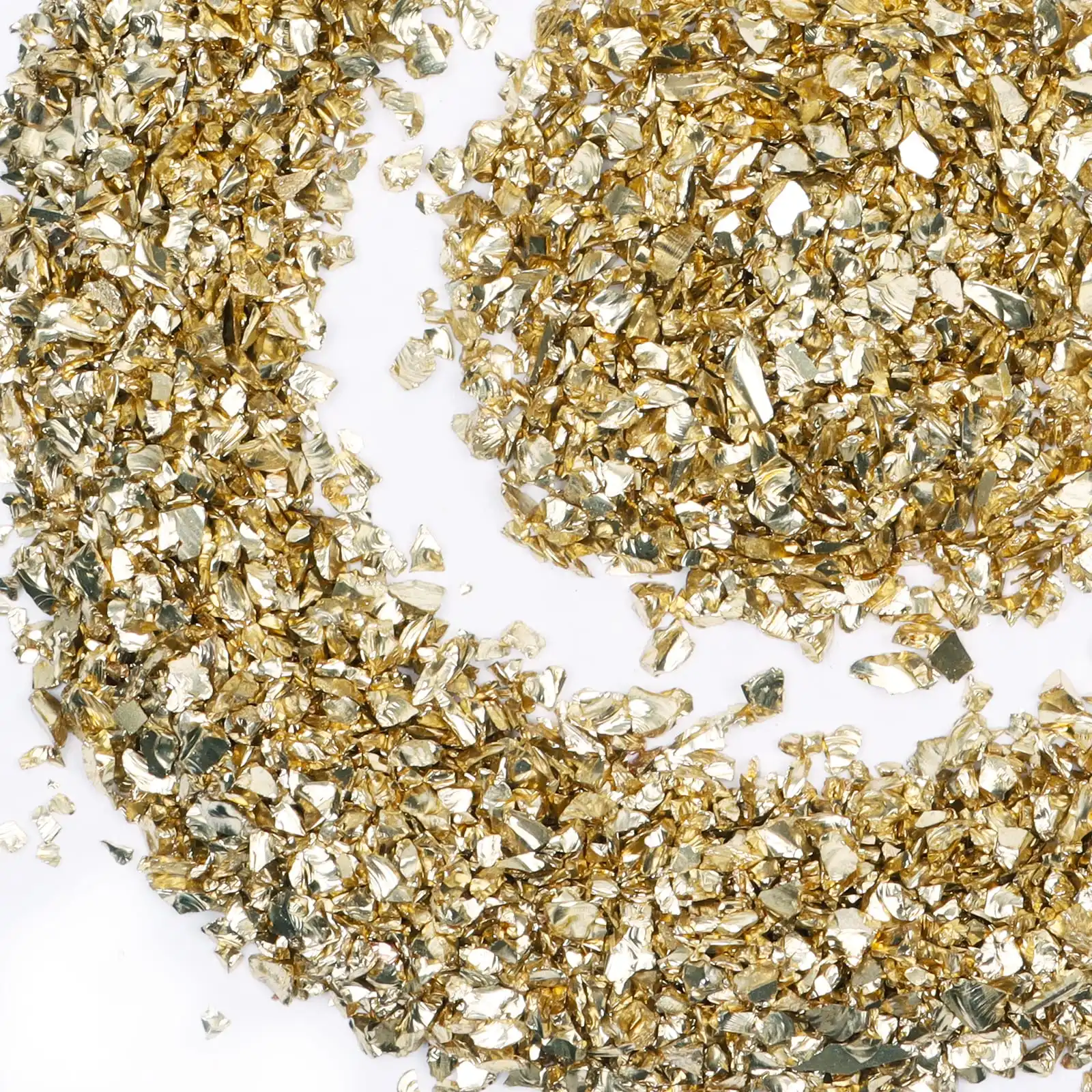 

Crushed Glass Glitter Metal Chips for DIY Jewelry Making Findings Nail Art Decoration Decorative Crystal For Epoxy Resin Mold