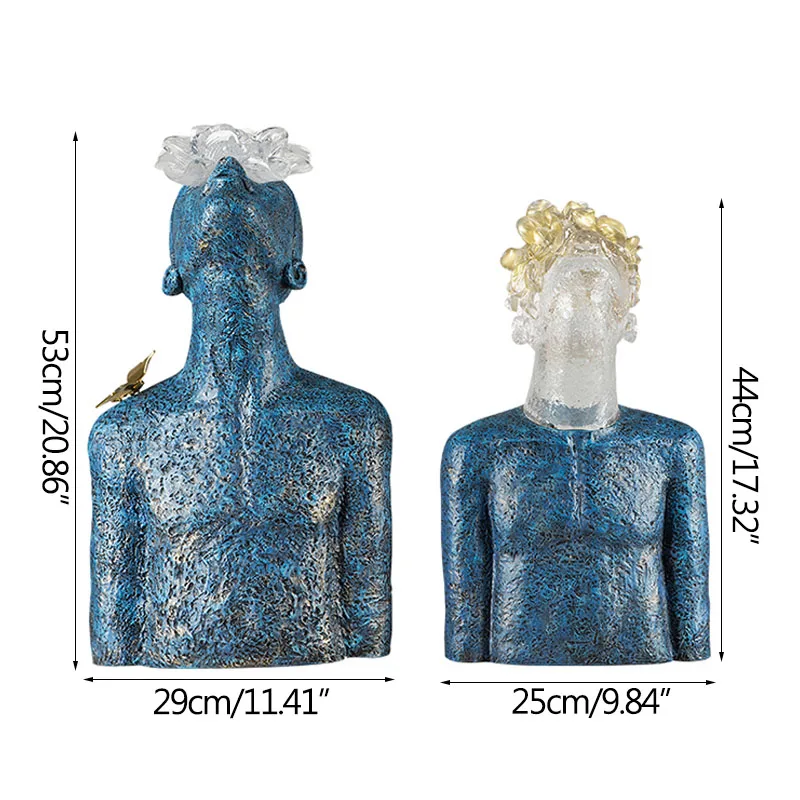 

Nordic Art Crafts Home Decoration Sculpture Resin Figure Statue Living Room Decoration Furnishings Office Decor Birthday Gifts