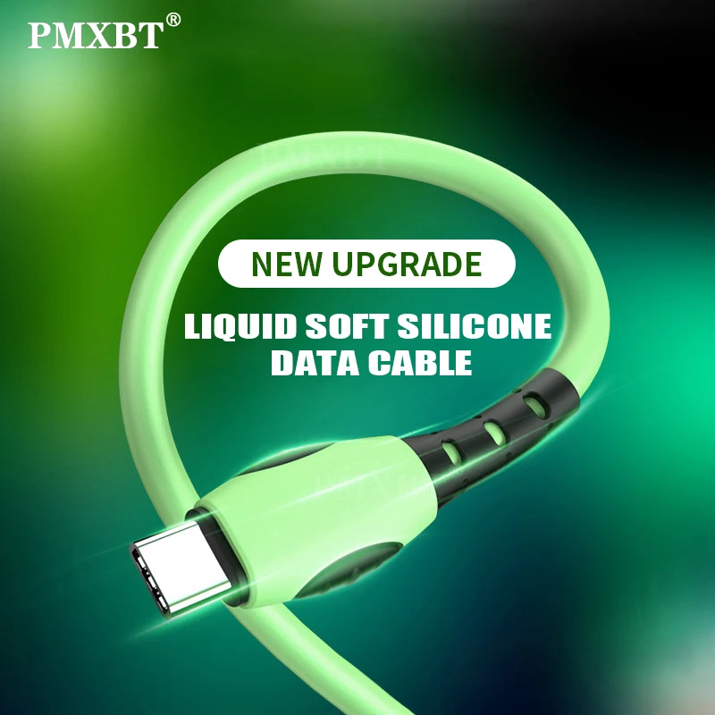 

Micro USB Type C Charging Cable Cord For Samsung S10 S9 S8 Huawei P40 Xiaomi Mi9 Mobile Phone Charger Liquid Soft Silicone Cable