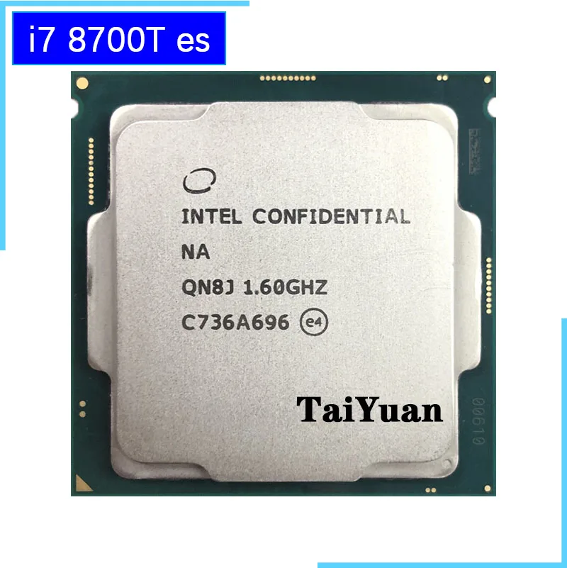 Процессор Intel Core i7-8700T es i7 8700 T 1 6 GHz шестиядерный процессор 12 M 35 W LGA 1151 | Компьютеры и