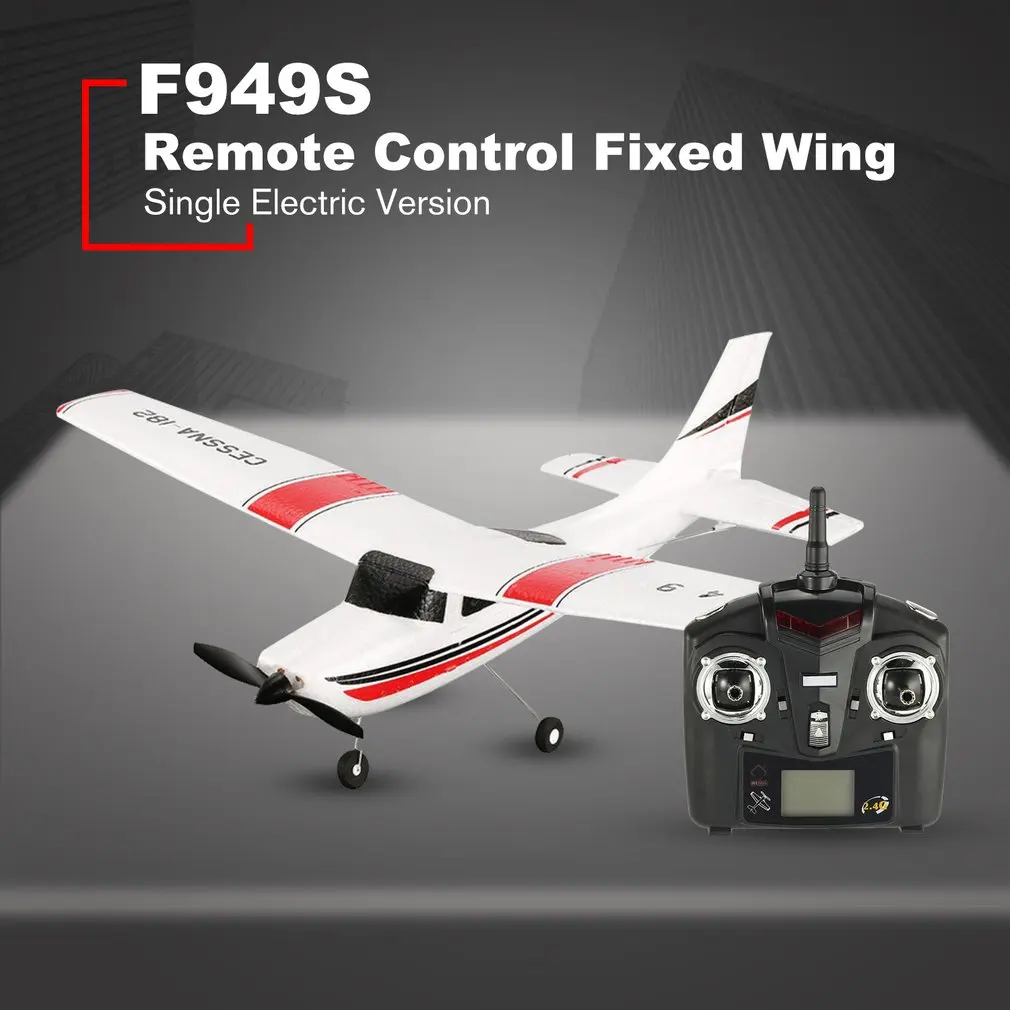 WLtoys F949 2 4G 3Ch RC самолет с неподвижным крылом уличные игрушки Дрон RTF обновленная