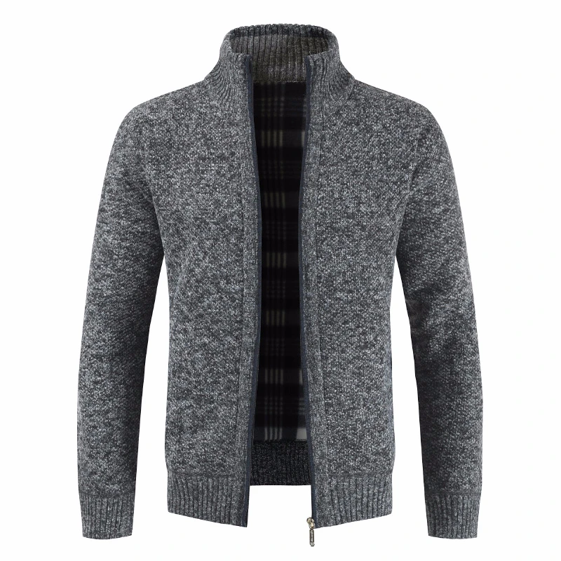 

Men Autumn Thick New Fashion Business Casual Sweater Cardigan Men Brand Slim Fit Knitwear Outwear Warm Winter Sweater Jumper Men