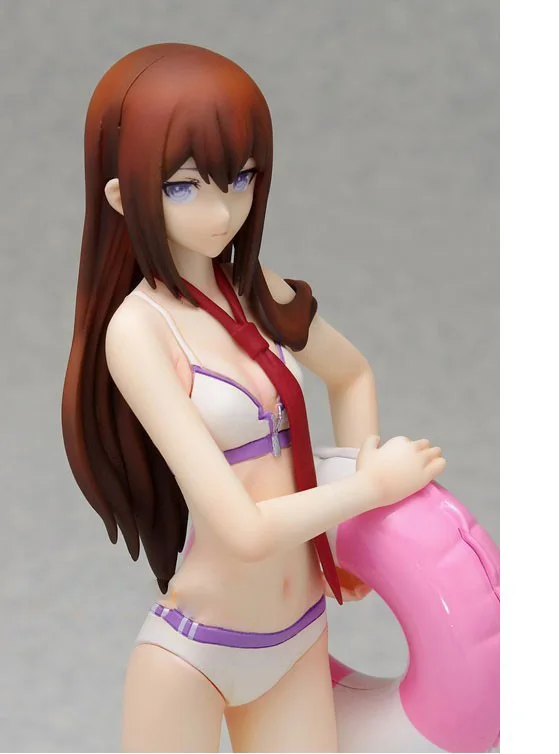 Экшн фигурка Steins Gate Makise Kurisu бикини пляж купальник королевы Ver. Милые игрушки из