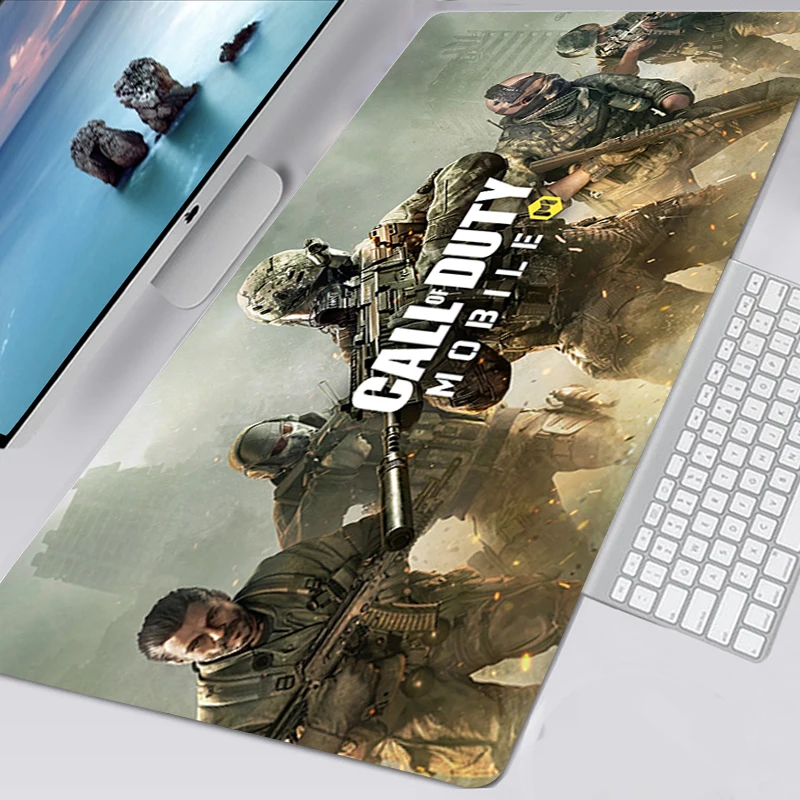 

Mouse Pad Gamer Custom New Computer HD Desk Mats MousePads Call Of Duty Warzone Laptop Carpet Anti-slip Gamer Soft Mouse Mat