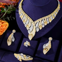 soramoore original bridal gorgeous luxury noble jewelry sets for women wedding party zircon crystal dubai bridal jewelry gift