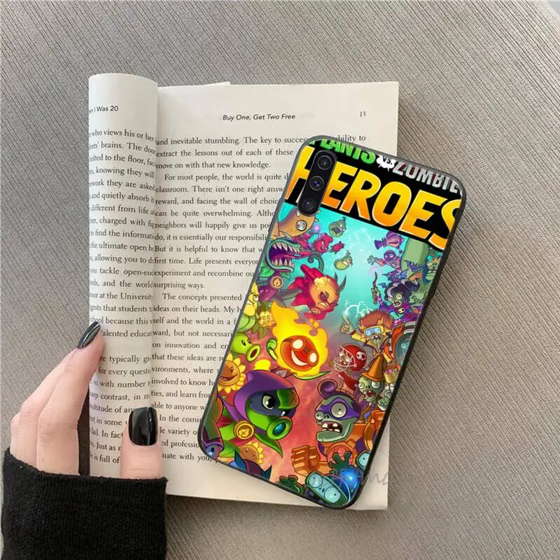 

Plant Zombie Game PVZ Phone Cases For Samsung galaxy S note 7 8 9 10 20 fe edge A 6 10 20 30 50 51 70 lite plus Soft Funda