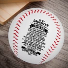 Мама моей дочери с значимым сообщением, напечатанным на мяче, бейсбольный мяч, который помогает ему служить навсегда.