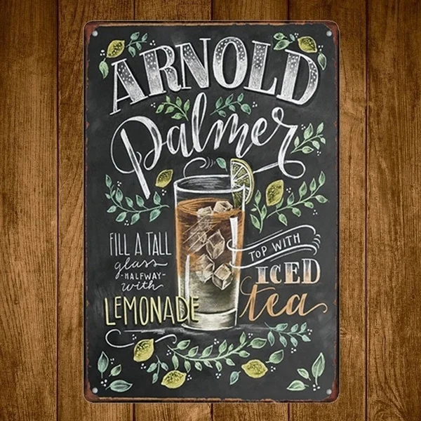 

ARNOLN Palmes Vintage Tin Signs Craft Tin Sign Retro Metal Painting Antique Iron Poster Bar Pub S