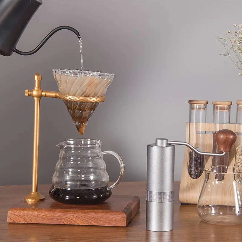 Online Macinacaffè Multifunzione Argento Mini Acciaio Inossidabile Manuale Manuale Macinacaffè Macinacaffè Macinacaffè Macinacaffè