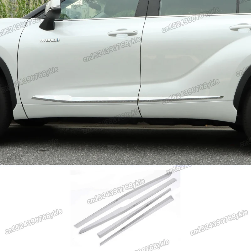 Комплект отделки края автомобильной двери из углеродного волокна для toyota highlander