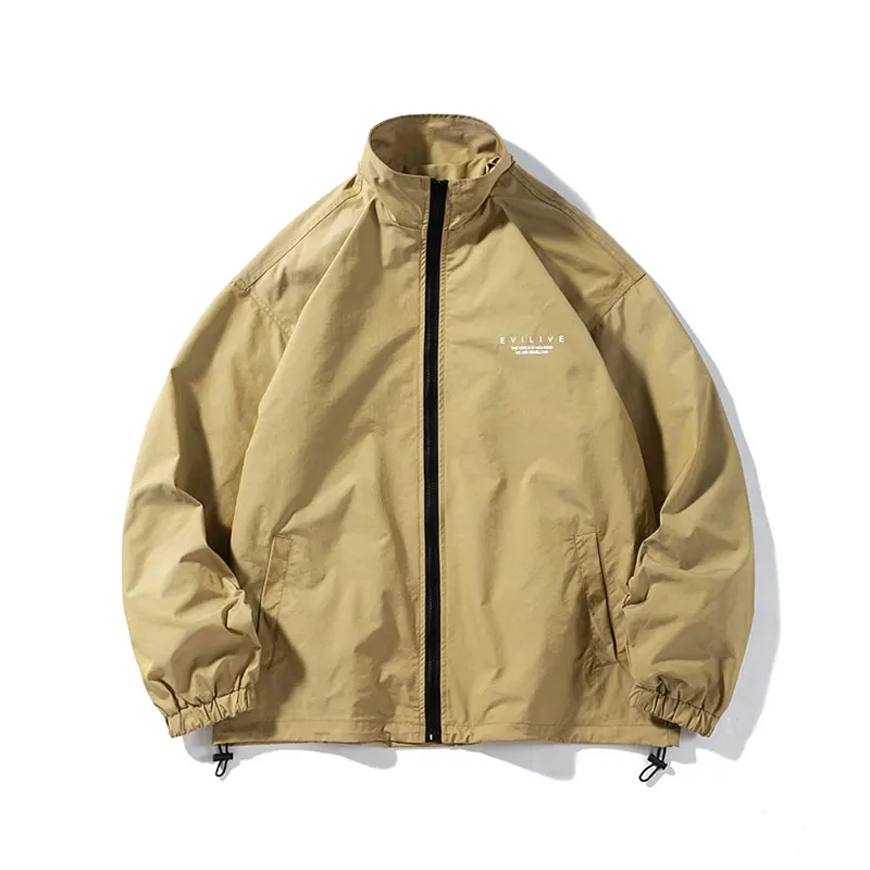 

KB 2021 Gradient Color Shiny Jackets Streetwear Hip Hop Print Coats Mens Fashion Harajuku Tops Outwear Go Viral